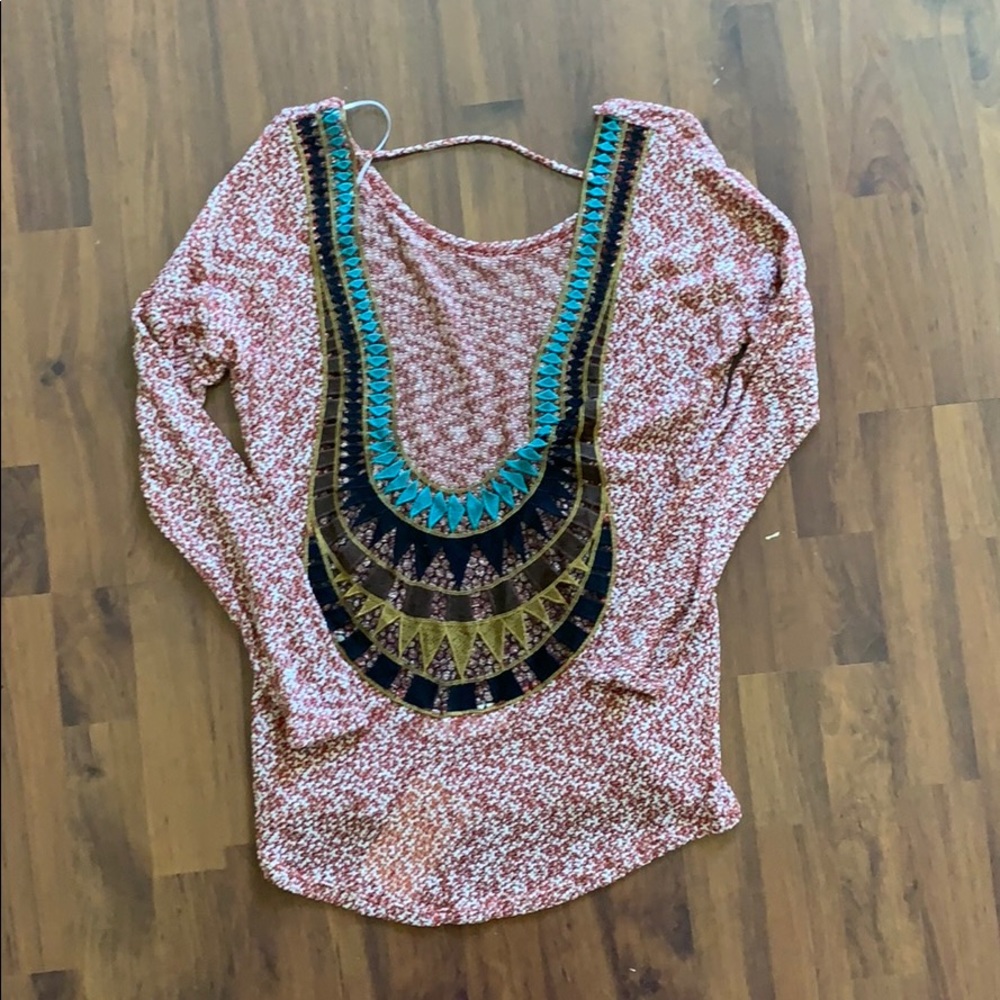 Vintage Havana Laceback sweater